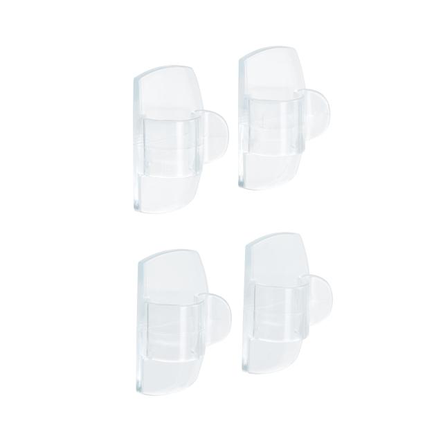 Carlig rotund transparent 3M Command, organizare cabluri, 4 bucati/set