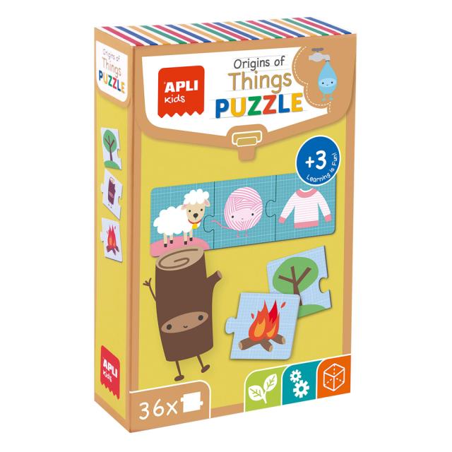 Puzzle Apli, 36 piese, 7x7 cm