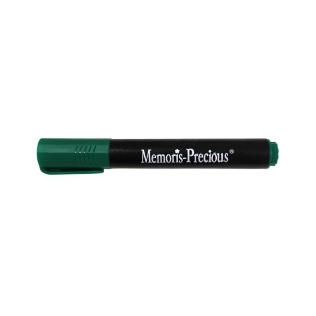 Marker permanent, varf tesit 2-7 mm, verde, 12 bucati/cutie