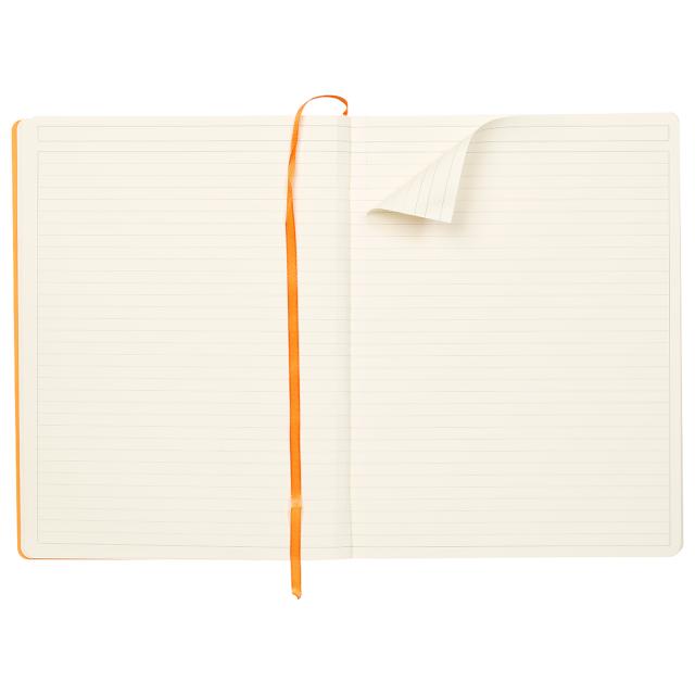 Notebook  A4+ Rhodiarama, 80 file, ivory dictando, roze