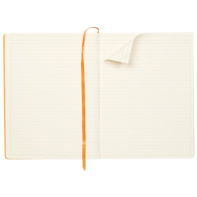 Notebook  A4+ Rhodiarama, 80 file, ivory dictando, galben