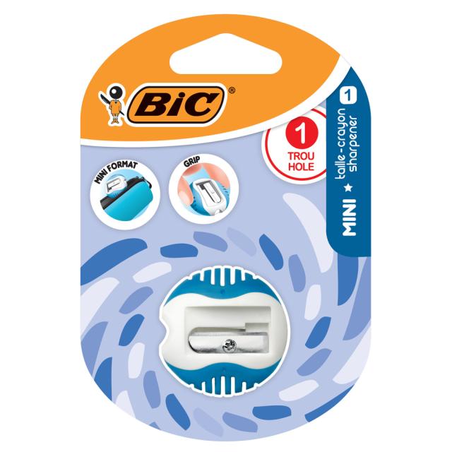 Ascutitoare Bic, diverse culori, mini blister