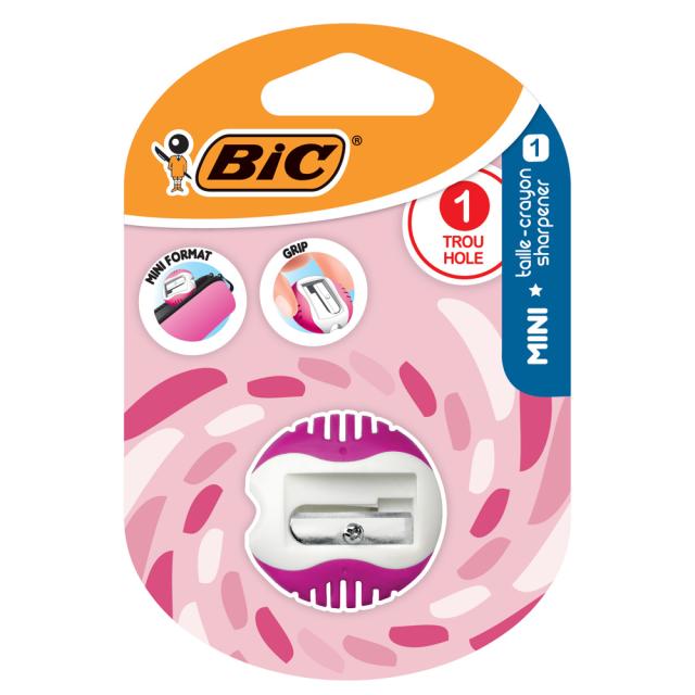 Ascutitoare Bic, diverse culori, mini blister