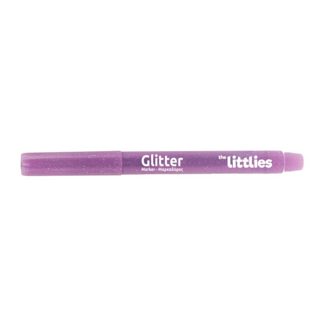 Markere cu vopsea cu glitter The Littlies, 8 culori