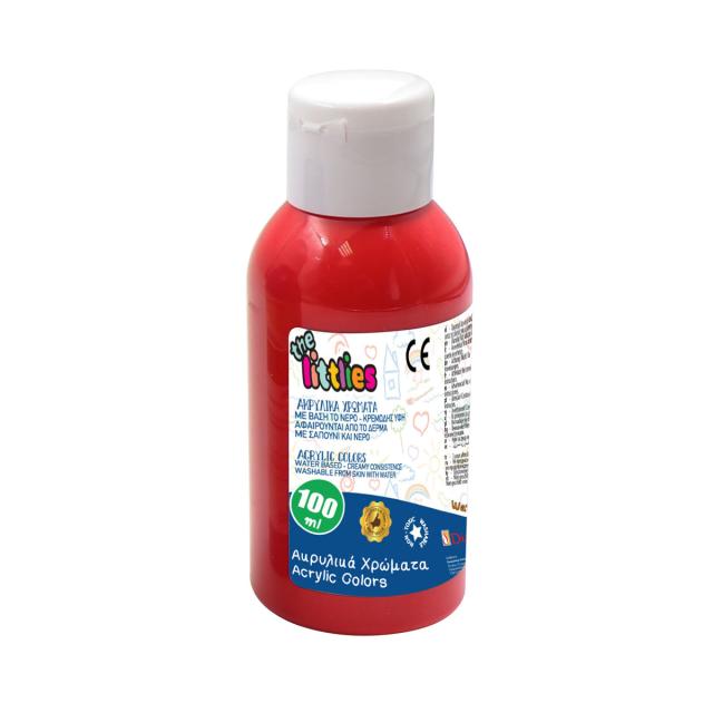 Set 6 culori The Littlies tempera acrilica, 100 ml/culoare