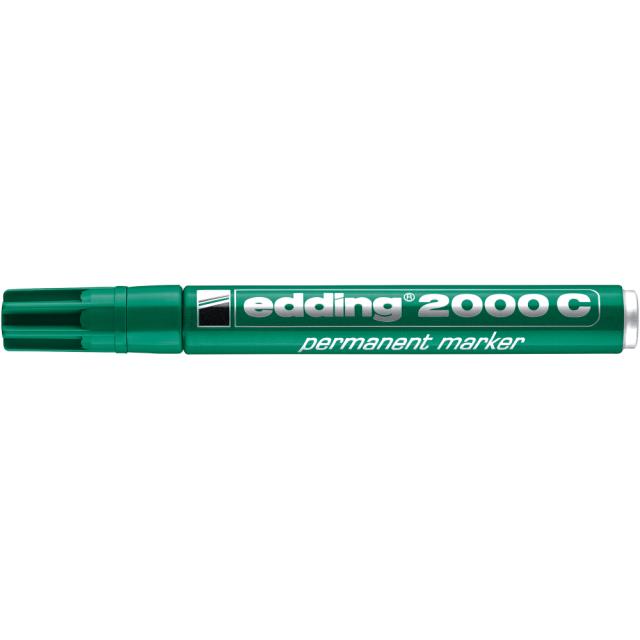 Marker Edding 2000 permanent varf rotund 1.5-3 mm, verde