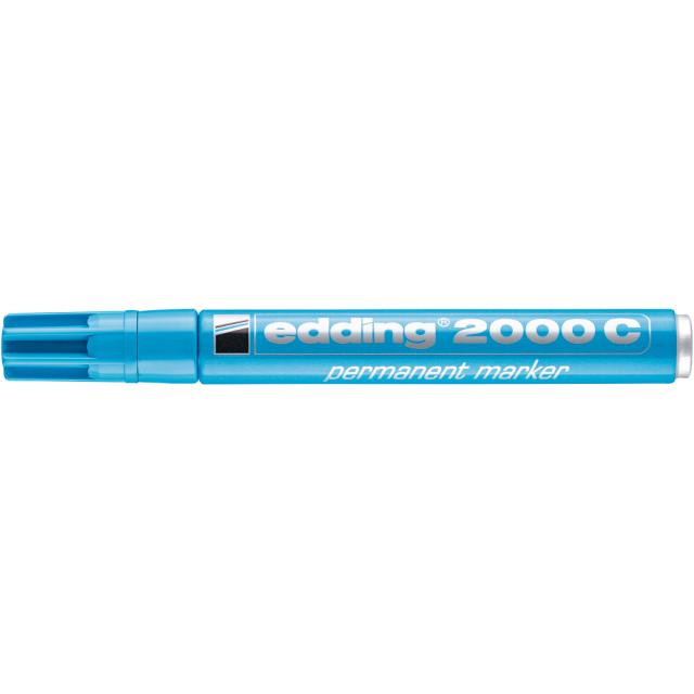 Marker Edding 2000 permanent varf rotund 1.5-3 mm, bleu