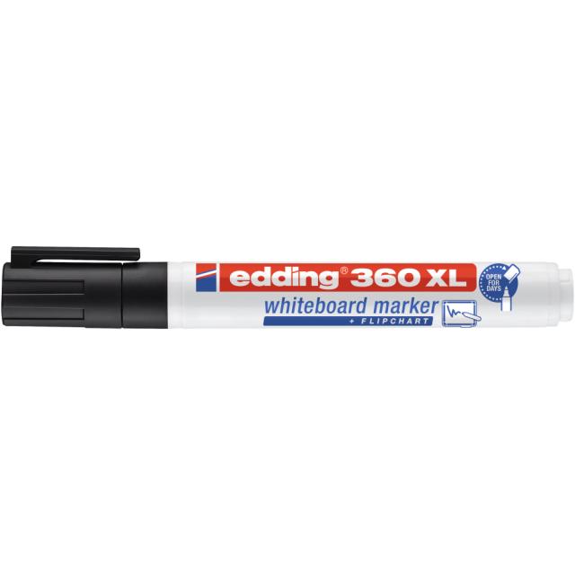 Marker Edding 360XL pentru tabla, varf 1.5-3 mm, negru