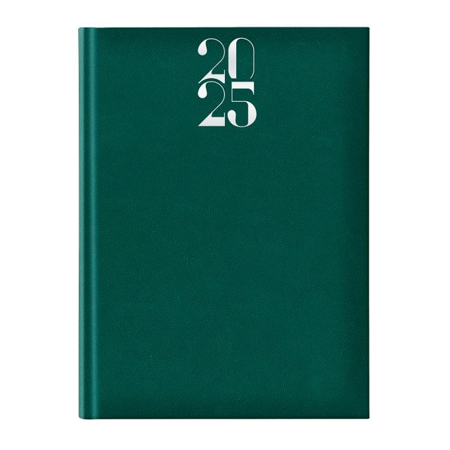 Agenda Artilux A4, datata, hartie ivory, coperta verde