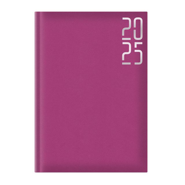 Agenda Artibest A5, datata, hartie offset alb, coperta fucsia