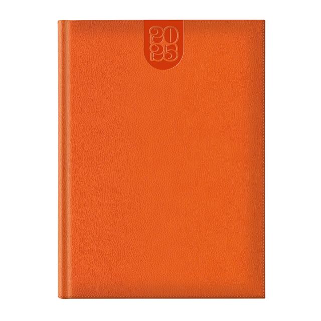 Agenda Dakota A4, datata, hartie ivory, coperta orange