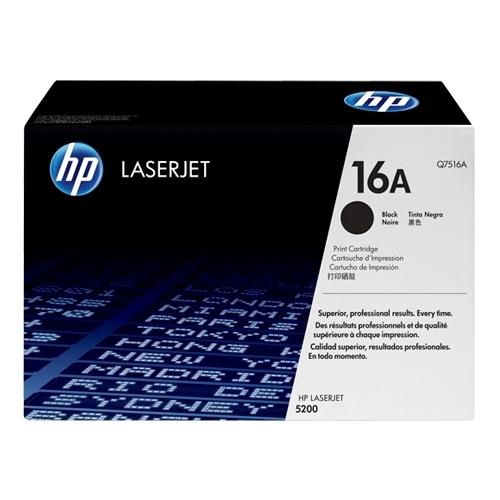 Toner original HP Q7516A, 12000 pagini, negru