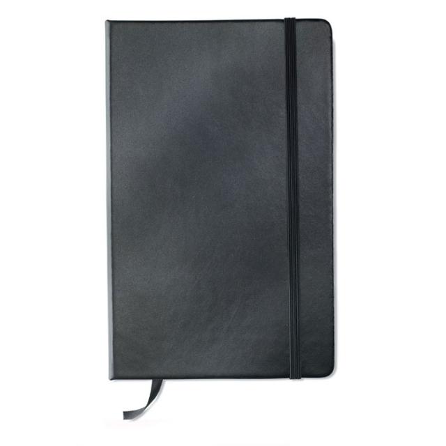 Agenda A5 Arconot, coperta tare, PU, 96 f, negru