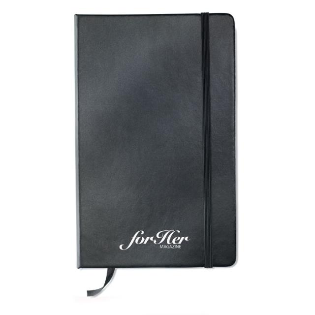 Agenda A5 Arconot, coperta tare, PU, 96 f, negru