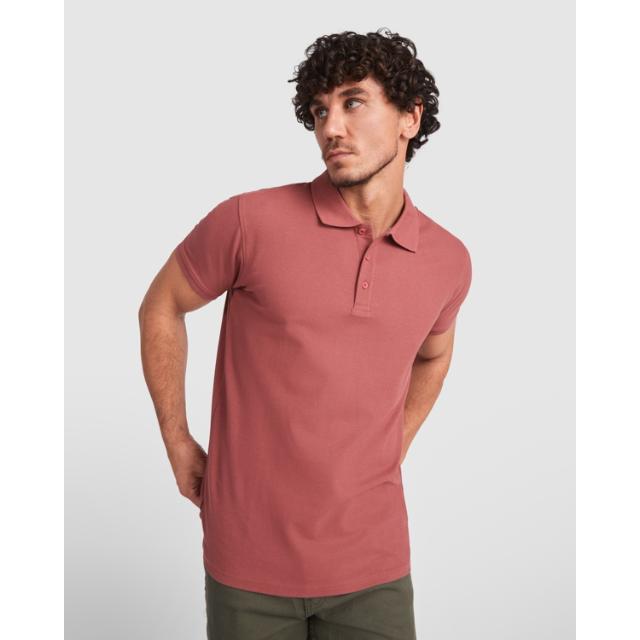 Tricou polo barbat Star, alb, marimea L