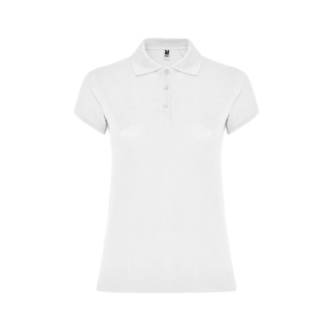 Tricou polo dama Star, alb,marimea XL