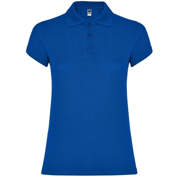 Tricou polo dama Star, albastru royal, marimea S