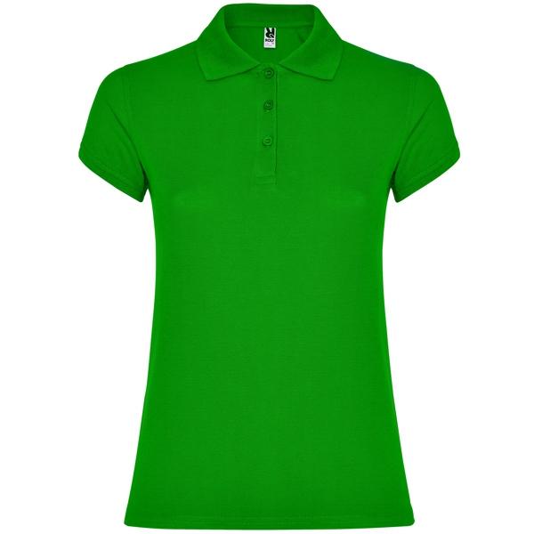 Tricou polo dama Star, verde iarba, marimea S