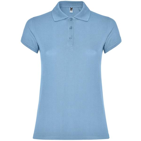 Tricou polo dama Star, albastru deschis, marimea S