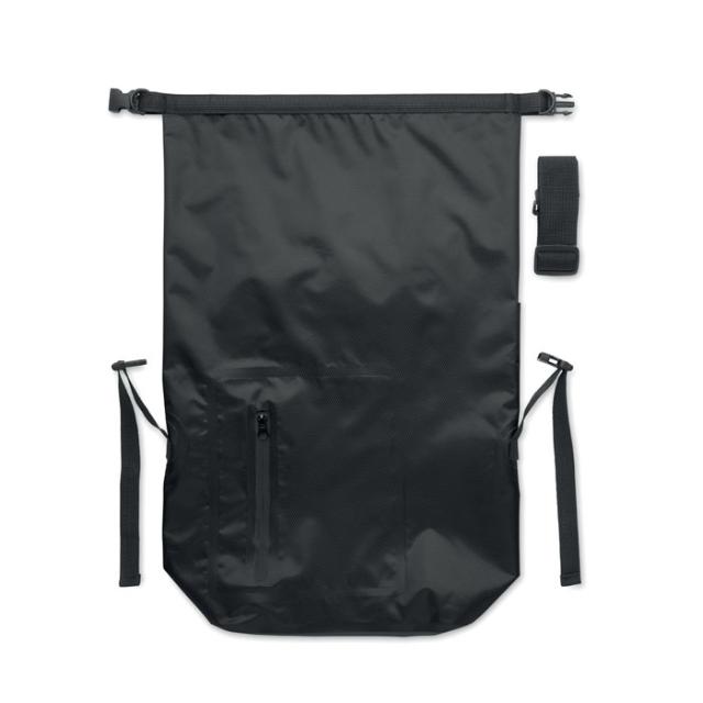 Rucsac rolltop, 30 L, impermeabil, negru