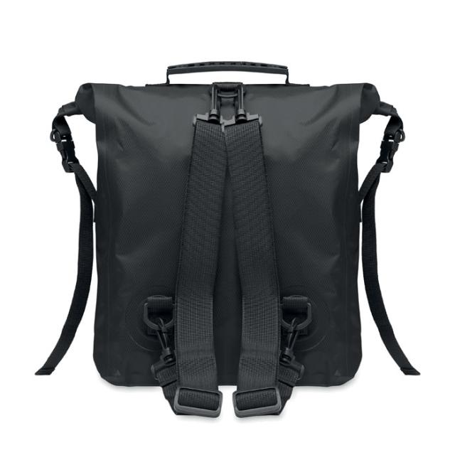 Rucsac rolltop, 30 L, impermeabil, negru