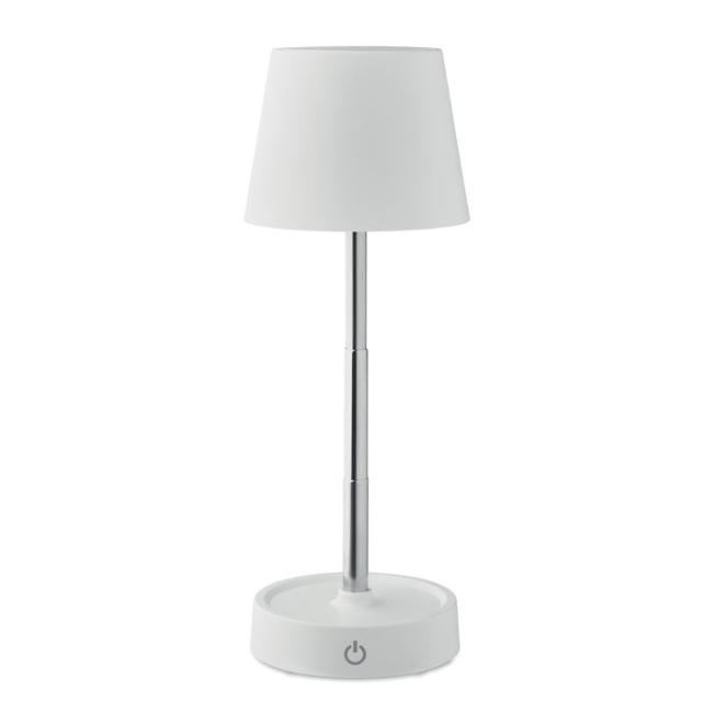 Lampa birou USB retractabila reincarcabila, ABS, alba