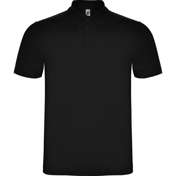 Tricou polo unisex Austral, negru, marimea S