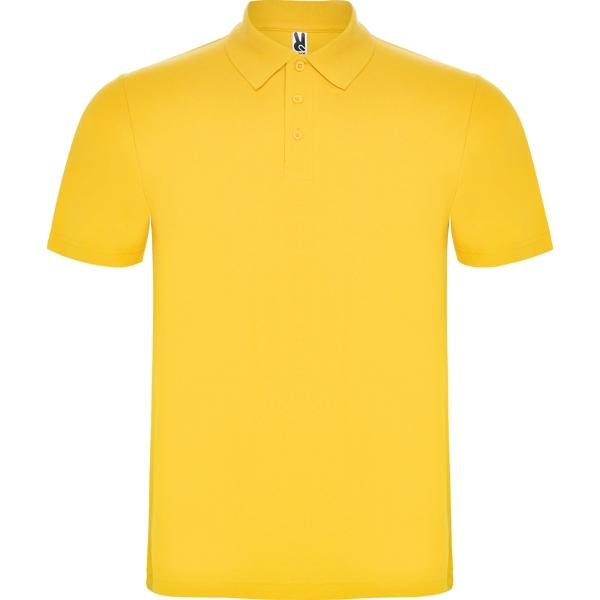 Tricou polo unisex Austral, galben, marimea S