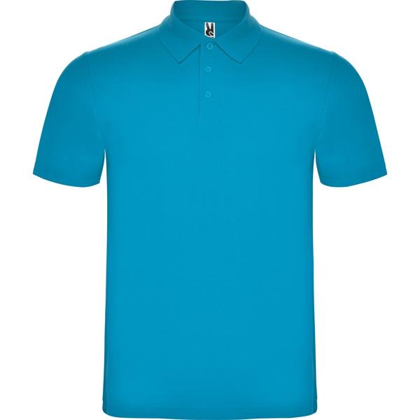 Tricou polo unisex Austral, turcoaz, marimea S