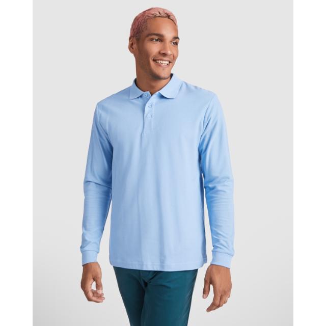 Tricou polo maneca lunga barbat Estrella, rosu, marimea S