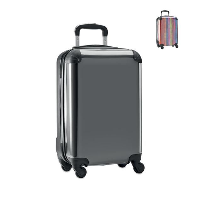 Trolley ABS, cu insert foto, Pickme, negru