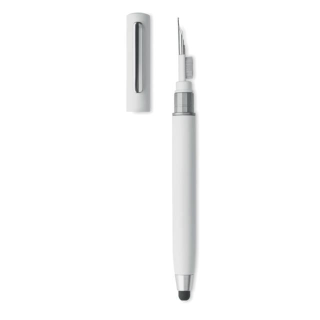 Set de curatare cu stylus TWS Cleanpen, alb