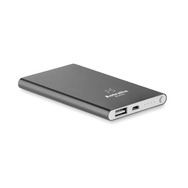 Baterie externa, 4000 mAh, titan