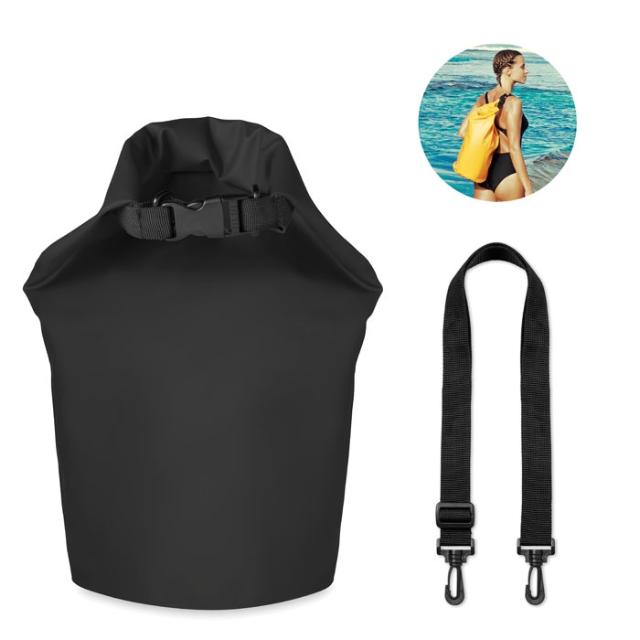 Geanta impermeabila, PVC, 10 L, Scuba, negru