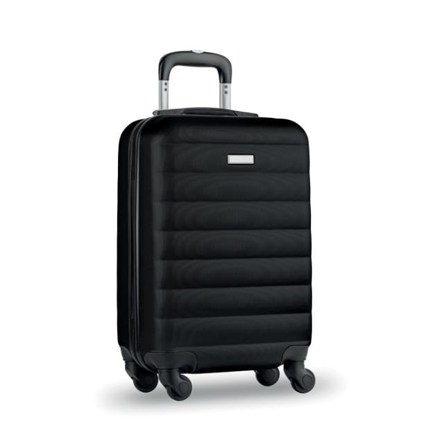 Trolley 20 inch, carcasa tare, Budapest, negru