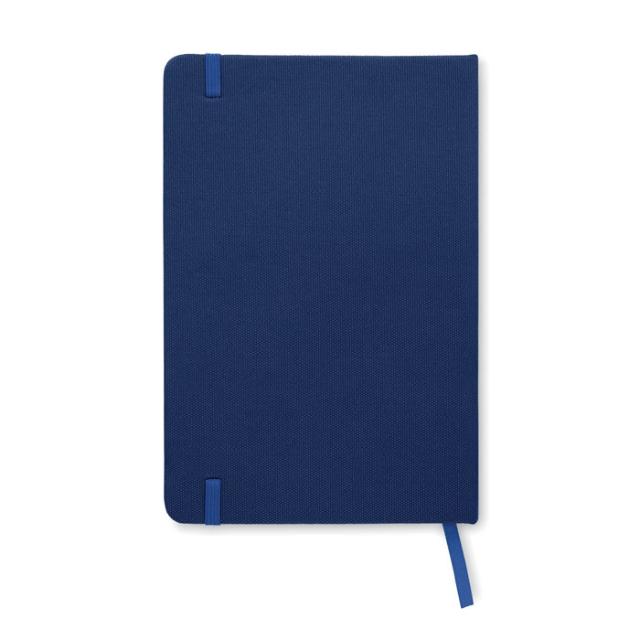 Notes A5, cu coperta RPET 600D, 80 pg, albastru