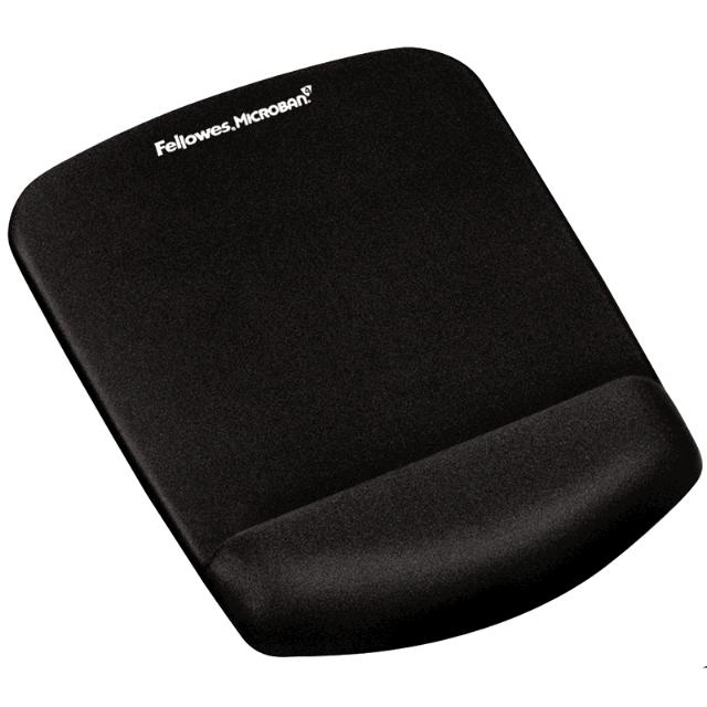 Mouse pad Fellowes plushtouch, negru