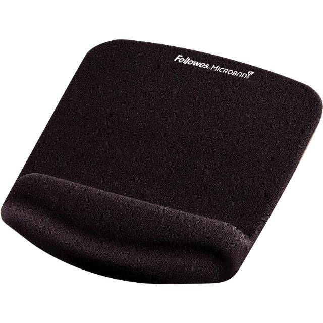 Mouse pad Fellowes plushtouch, negru