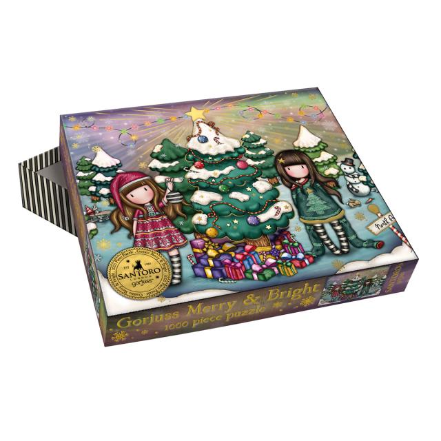 Puzzle 1000 piese, Gorjuss, Merry and Bright