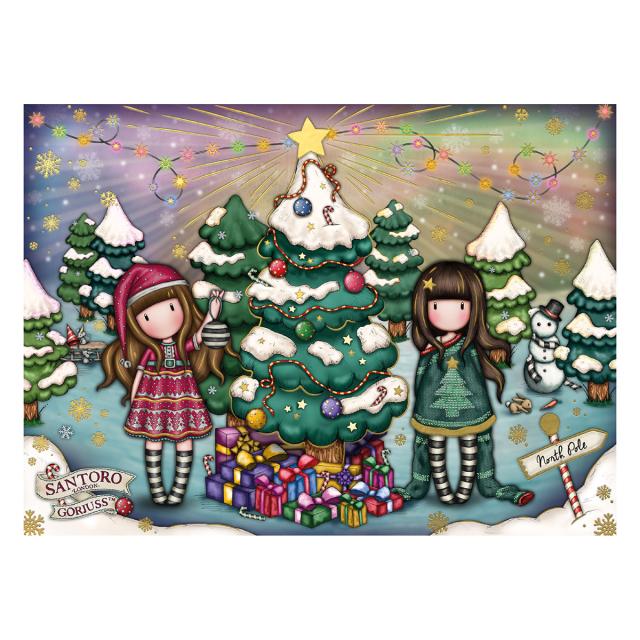 Puzzle 1000 piese, Gorjuss, Merry and Bright