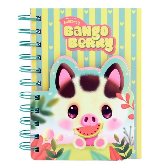 Notes A6 cu spira Bangoberry Piggy Porcusorul, 280 pagini