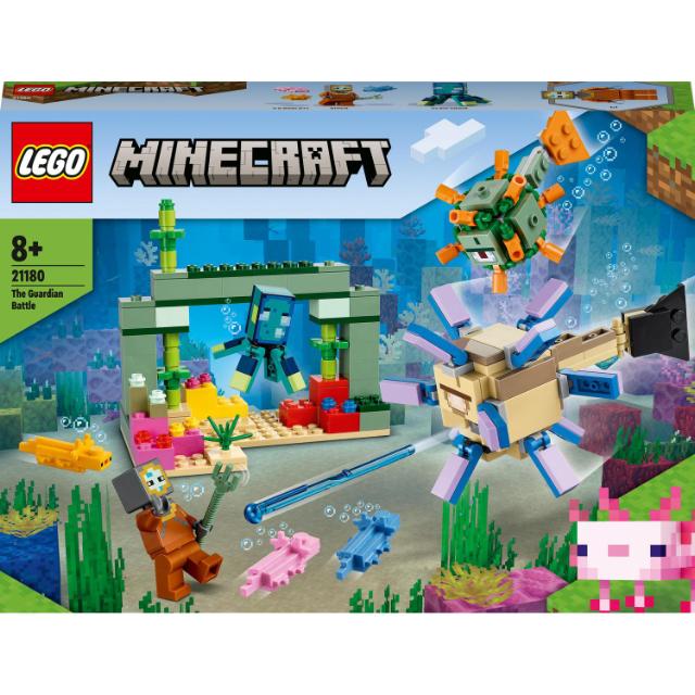 LEGO Minecraft, Batalia Pazitorilor, numar piese 255, varsta 8+