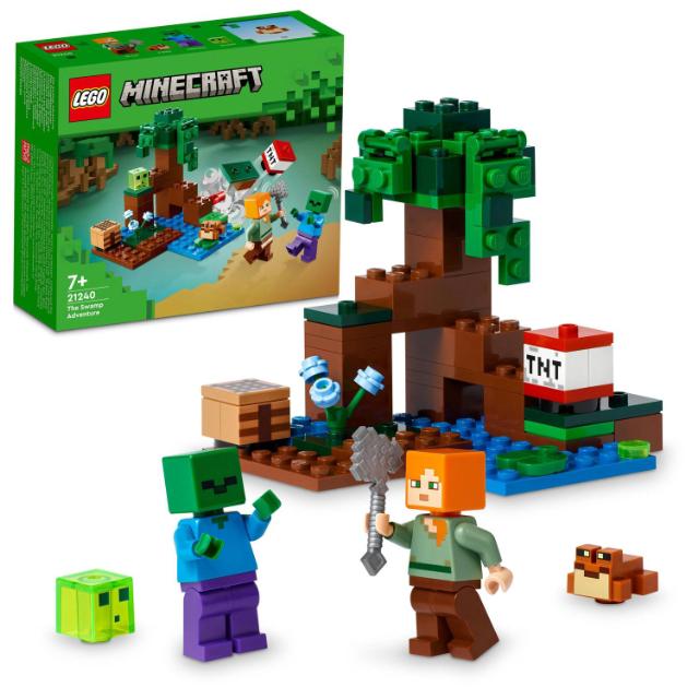 LEGO Minecraft, Aventura in mlastina, numar piese 65, varsta 7+