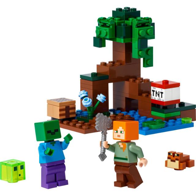 LEGO Minecraft, Aventura in mlastina, numar piese 65, varsta 7+