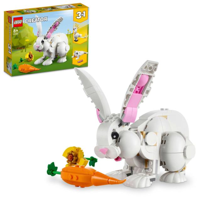 LEGO Creator, Iepure alb, numar piese 258, varsta 8+