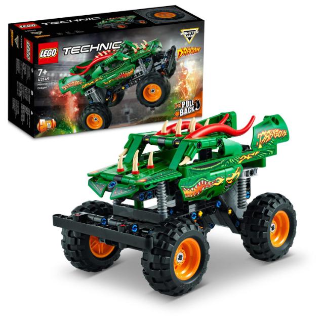 LEGO Technic, Monster Jam Dragon, numar piese 217, varsta 7+