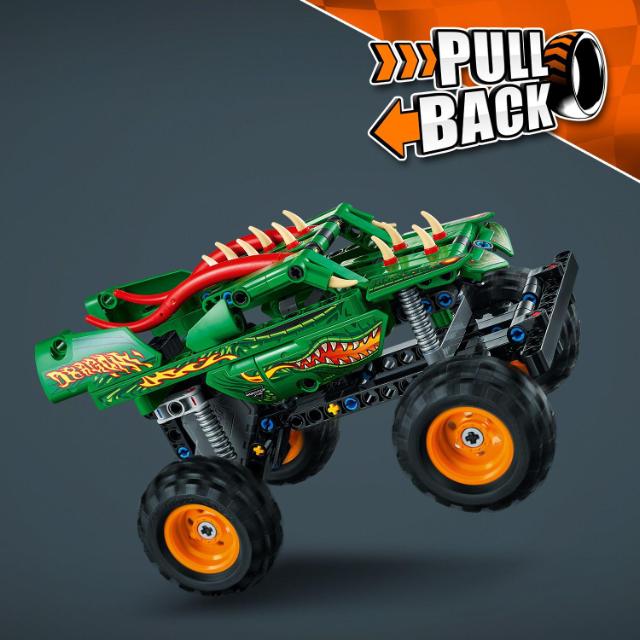 LEGO Technic, Monster Jam Dragon, numar piese 217, varsta 7+