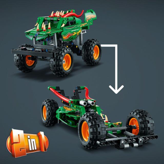 LEGO Technic, Monster Jam Dragon, numar piese 217, varsta 7+