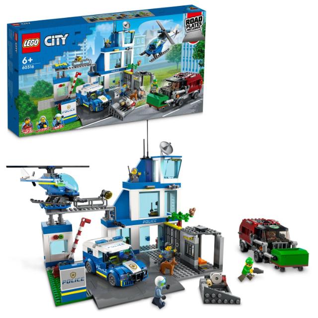 LEGO City, Sectie de politie, numar piese 668, varsta 6+