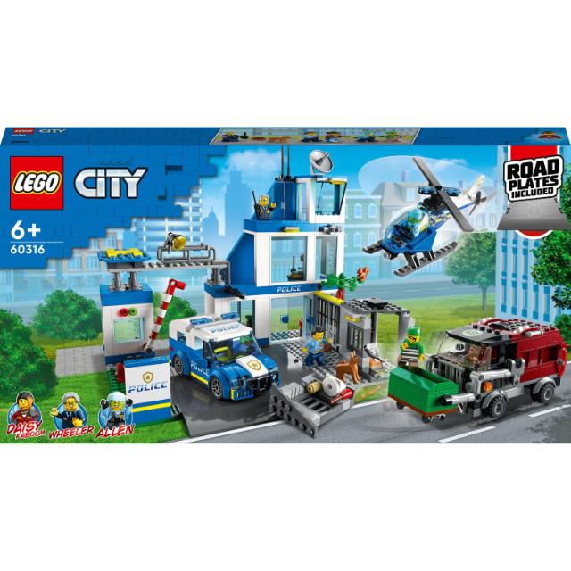 LEGO City, Sectie de politie, numar piese 668, varsta 6+